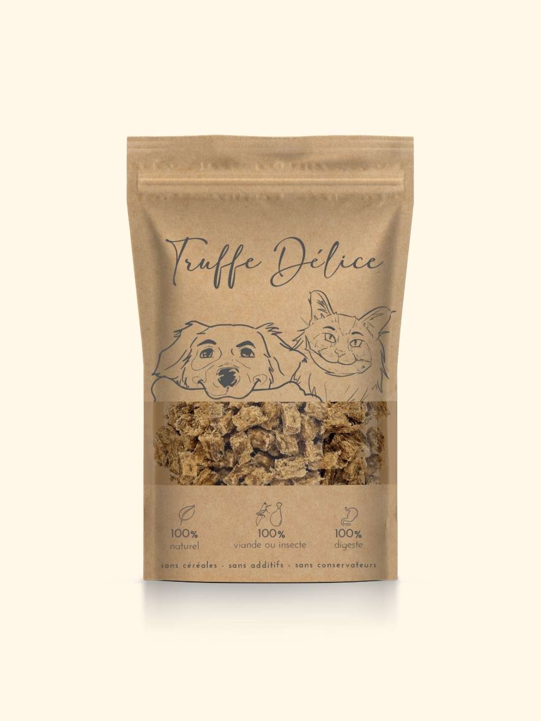 Friandises naturelle au canard pour chats