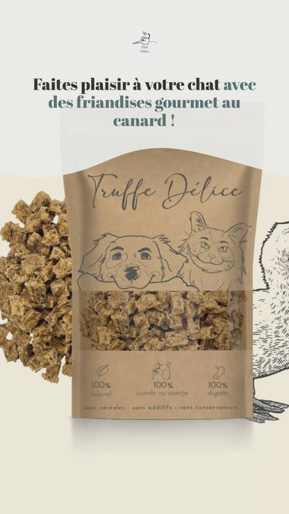 Friandises naturelle au canard pour chats