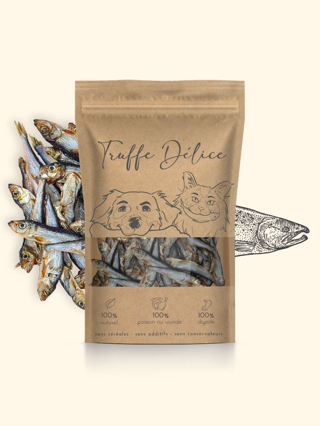 Sprats naturelle pour chats